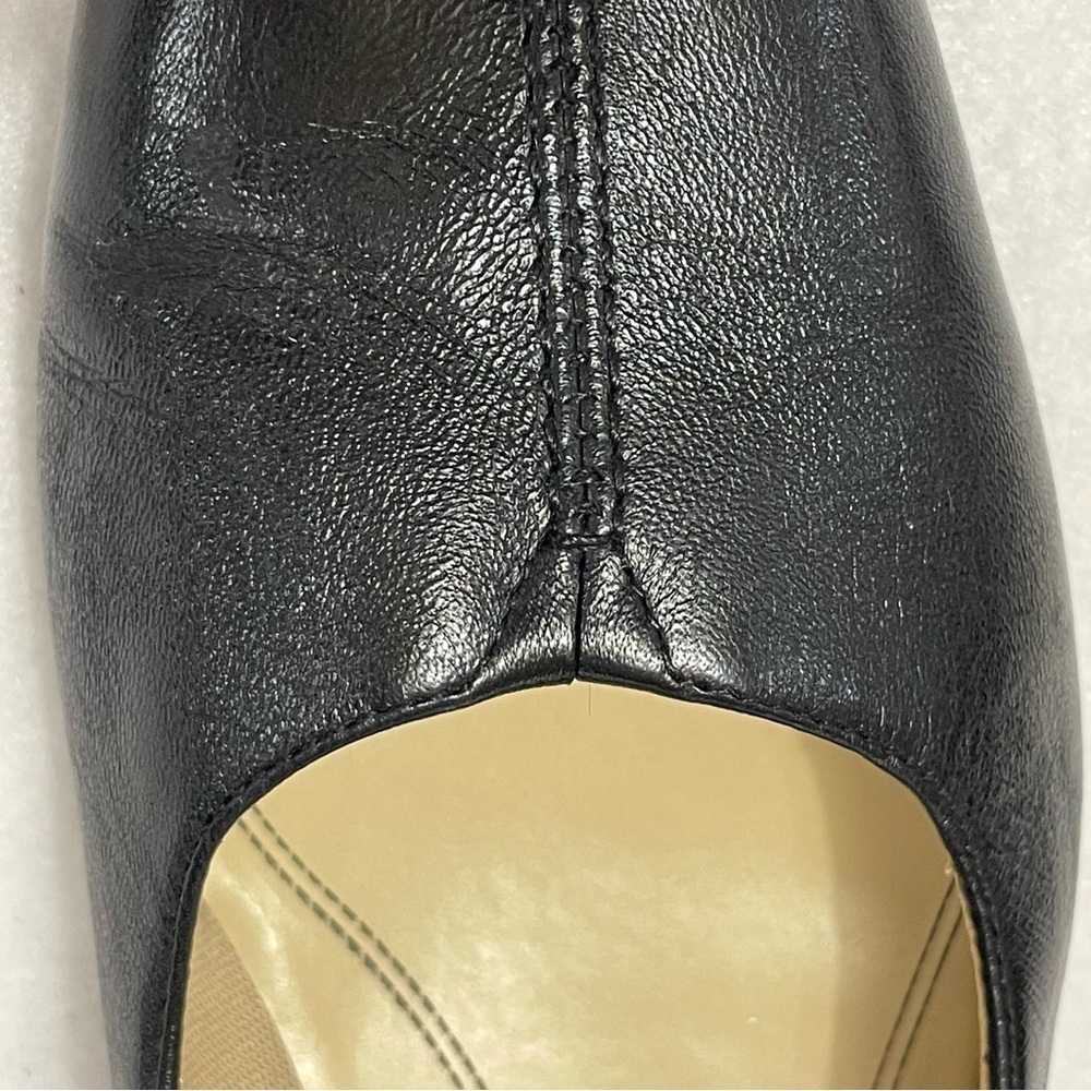 TROTTERS Womens Black Kari Round Toe Block Heel Slip‎ On Neutral Pumps 8 N - Picture 7 of 13